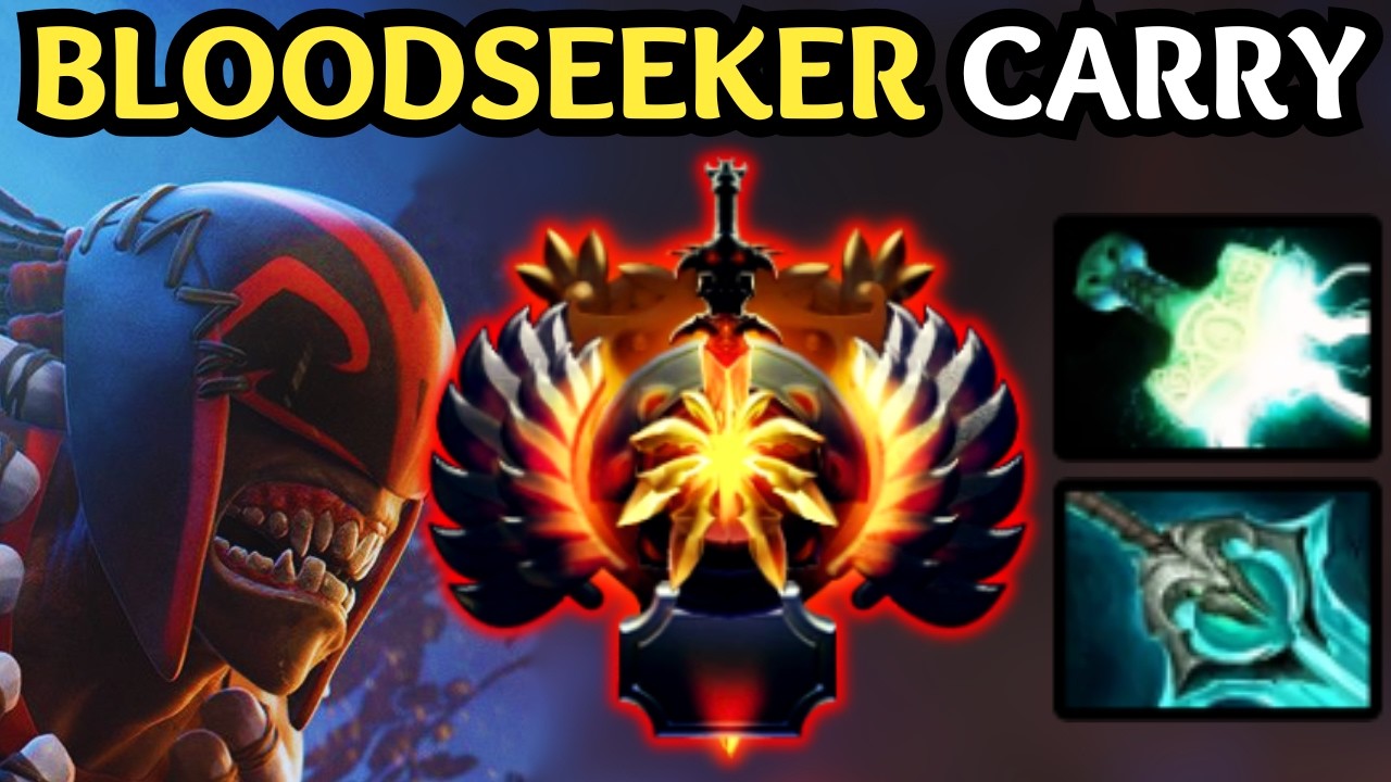 🔥 ONE BLOOD RUSH, EVERY HERO DEAD — BLOODSEEKER CARRY UNSTOPPABLE | DOTA 2 🔥