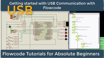 50- Getting started with USB Communication | Flowcode Beginners Tutorial
