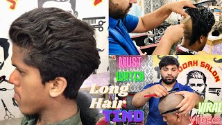 Long Hair Bald Shave For | Head Shave New Tutorial 2023 | For Men 💯 Viral Video Make ByJeddah Salon