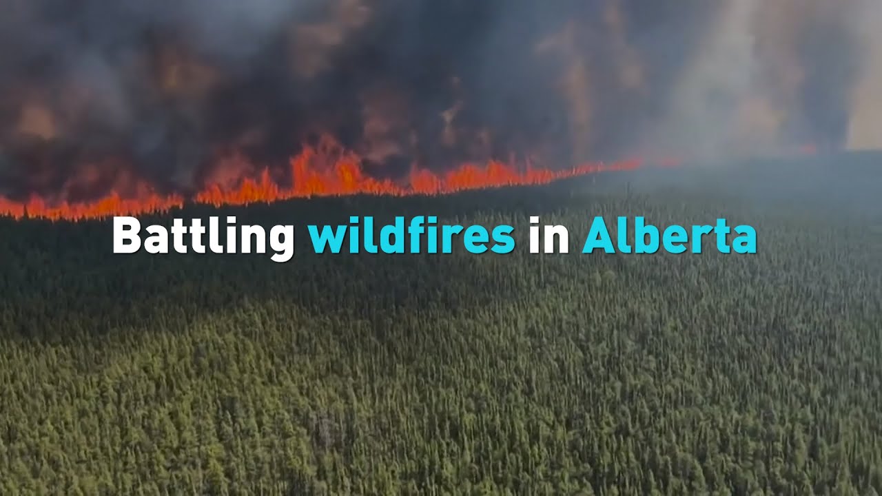 Battling wildfires in Alberta - YouTube