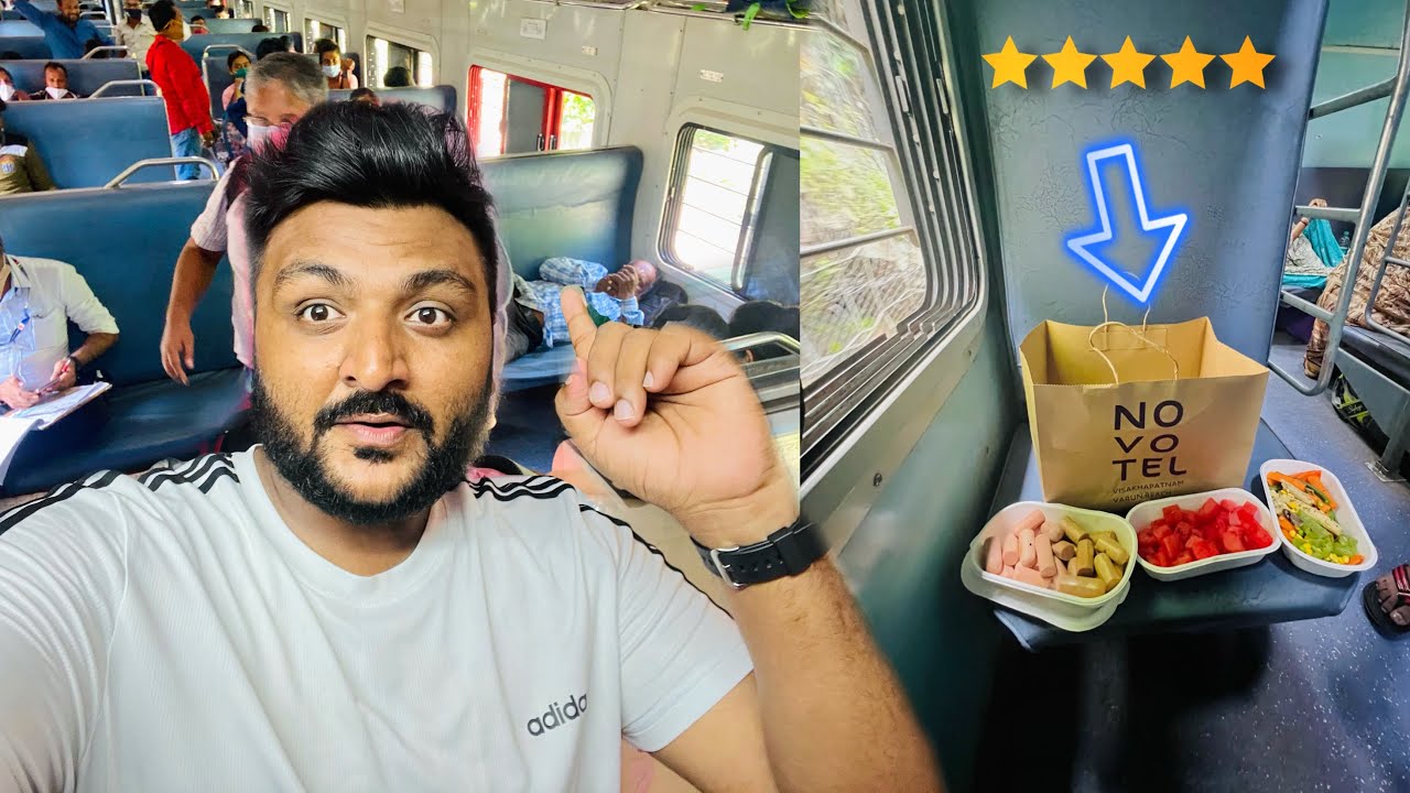 Sleeper class Train journey mein 5star hotel ka khana || Araku Valley || Indian Railways