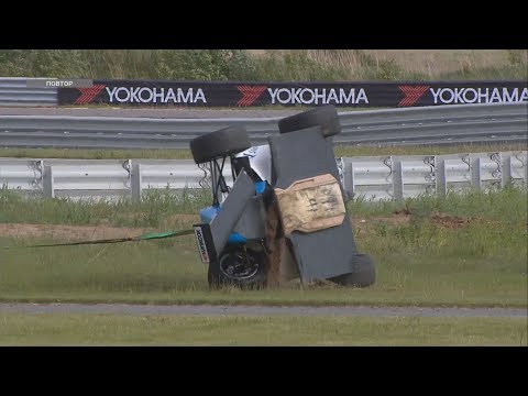 SMP Formula 4 Championship 2018. Race 2 NRing Circuit (2). Start Crash | WTF | Under SC Crash