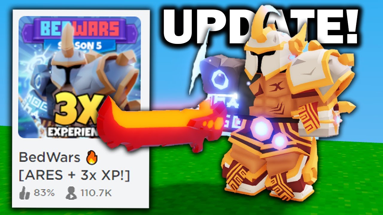 *NEW* ARES KIT & 3X XP!! (Update) Roblox Bedwars YouTube