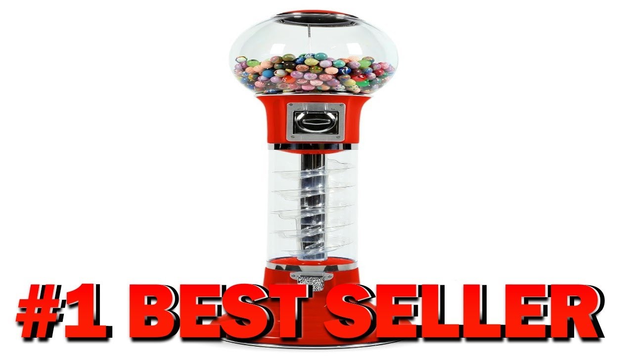 Gumball Machine with Stand 4 FT Commercial Spiral Bubble Gum Machine - B0DMGVC5NL