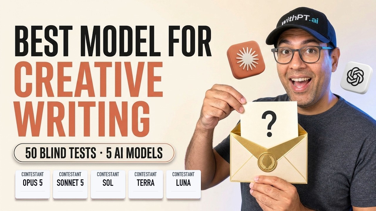 The Best AI Model for Creative Writing (I Blind Tested 5 of Them on 50 Samples)