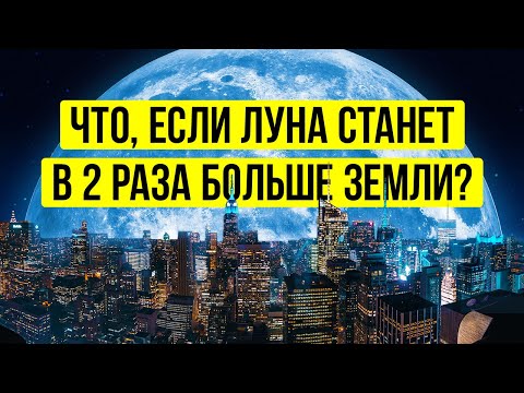 Что, если Луна станет больше (намного больше!)