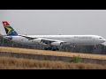 30 heavy aircraft landings at or tambo airport   johannesburg or tambo airport plane spotting