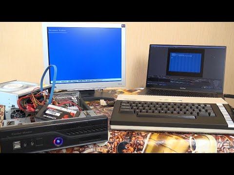 Видео: Компьютер Atari 800xl часть вторая - sio2pc