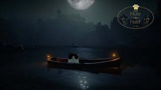 Calming Flute Music For Cats | Floating On Moonlight Lake by Sound Sanctuary for Pets 1,979 views 1 year ago 1 hour