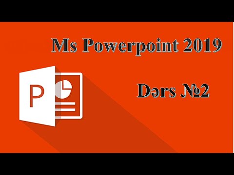 Microsoft Powerpoint 2019 [Dərs №2]