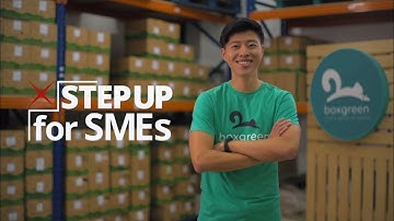 #DBSstepupforSMEs - boxgreen