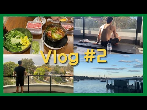 (sub) Sydney VLOG#2 Australia 호주검객🇦🇺 락다운 시드니 브이로그 | 호주대학강의 | 태닝 | 산책 | 셀프헤어컷 Swordsman in Aus 澳洲悉尼