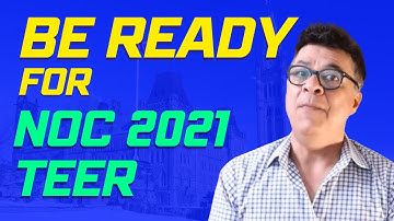 Canada Immigration News: How to make changes to your #ExpressEntry Profile | New #NOC2021 - #TEER