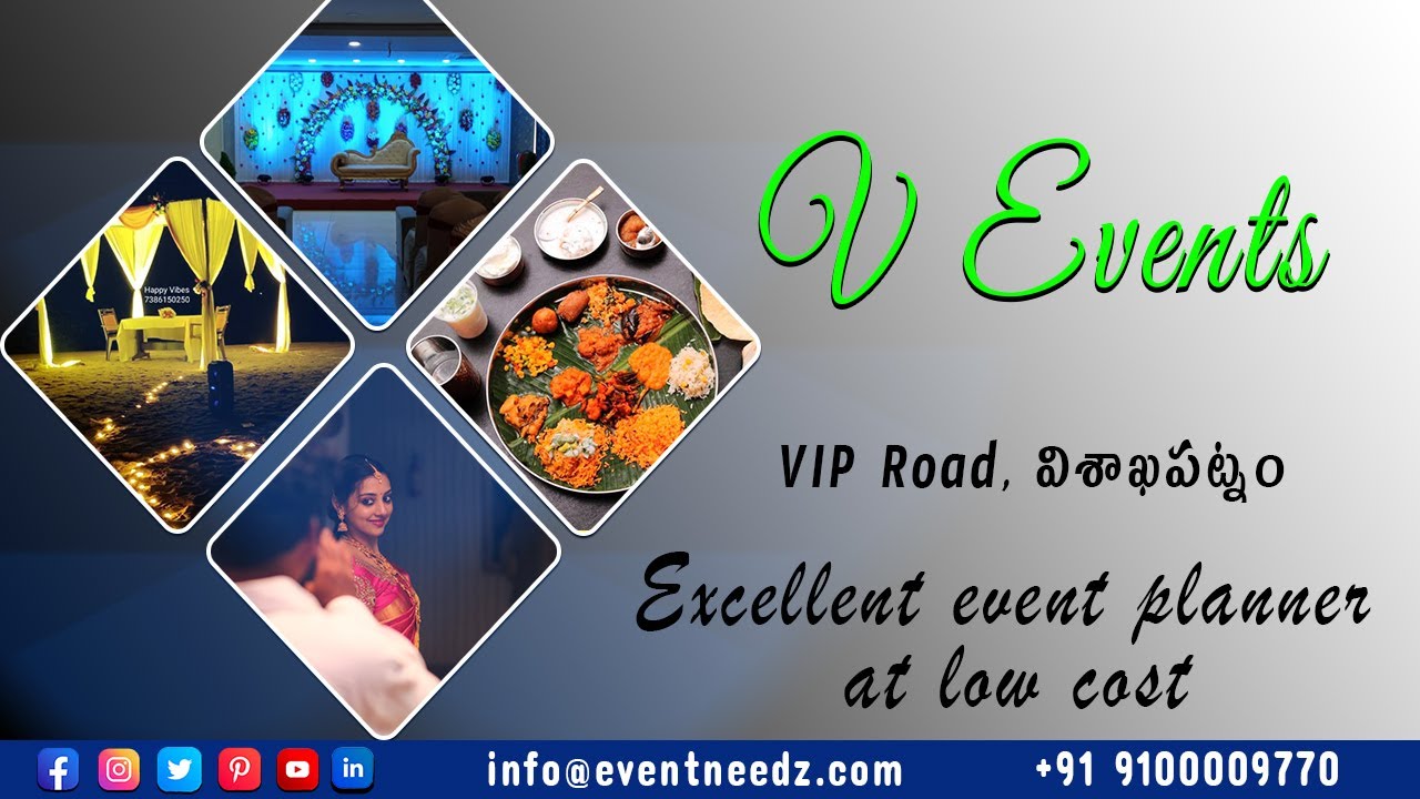 V Events Event Planner in VIP Road, Visakhapatnam Event Needz YouTube