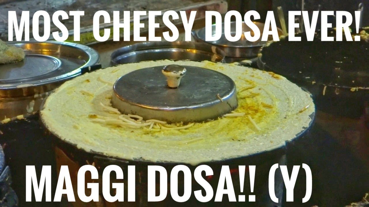 CHEESE OVERLOAD Maggi Dosa | Street Food Hunt | Mumbai | Thane |