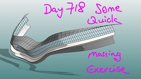 Revit Exercise (Day 718) - Some Quick Massing Exercise