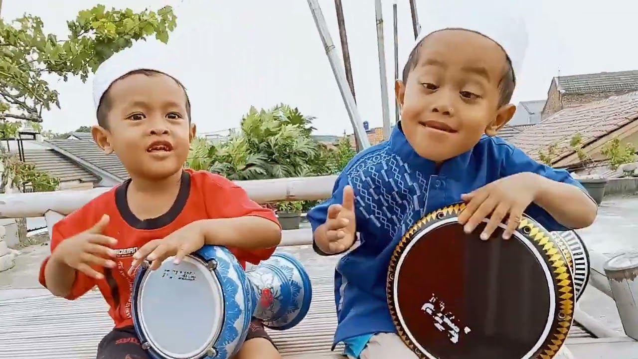 Darbuka Cilik Amar ma'rufi bocah 6 tahun cover sholawat Alamate Anak Sholeh #masyaallahtabarakallah