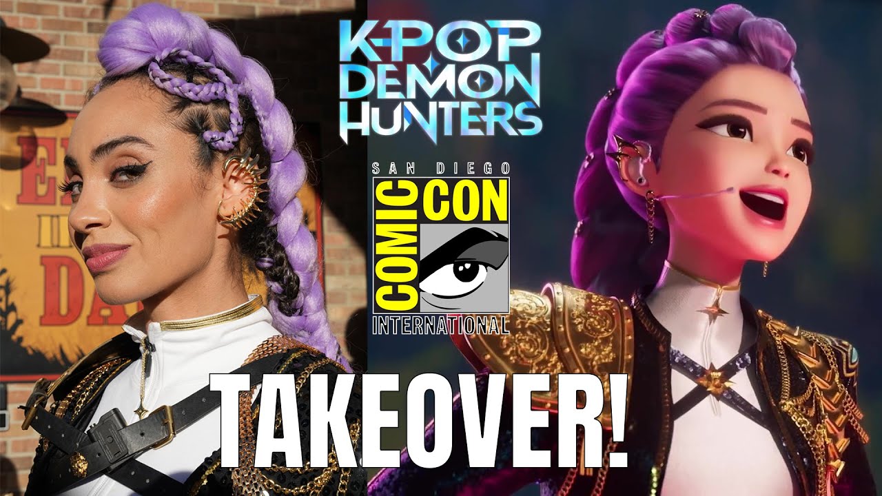 Real-life Rumi from KPop Demon Hunters TAKES OVER San Diego Comic Con ...