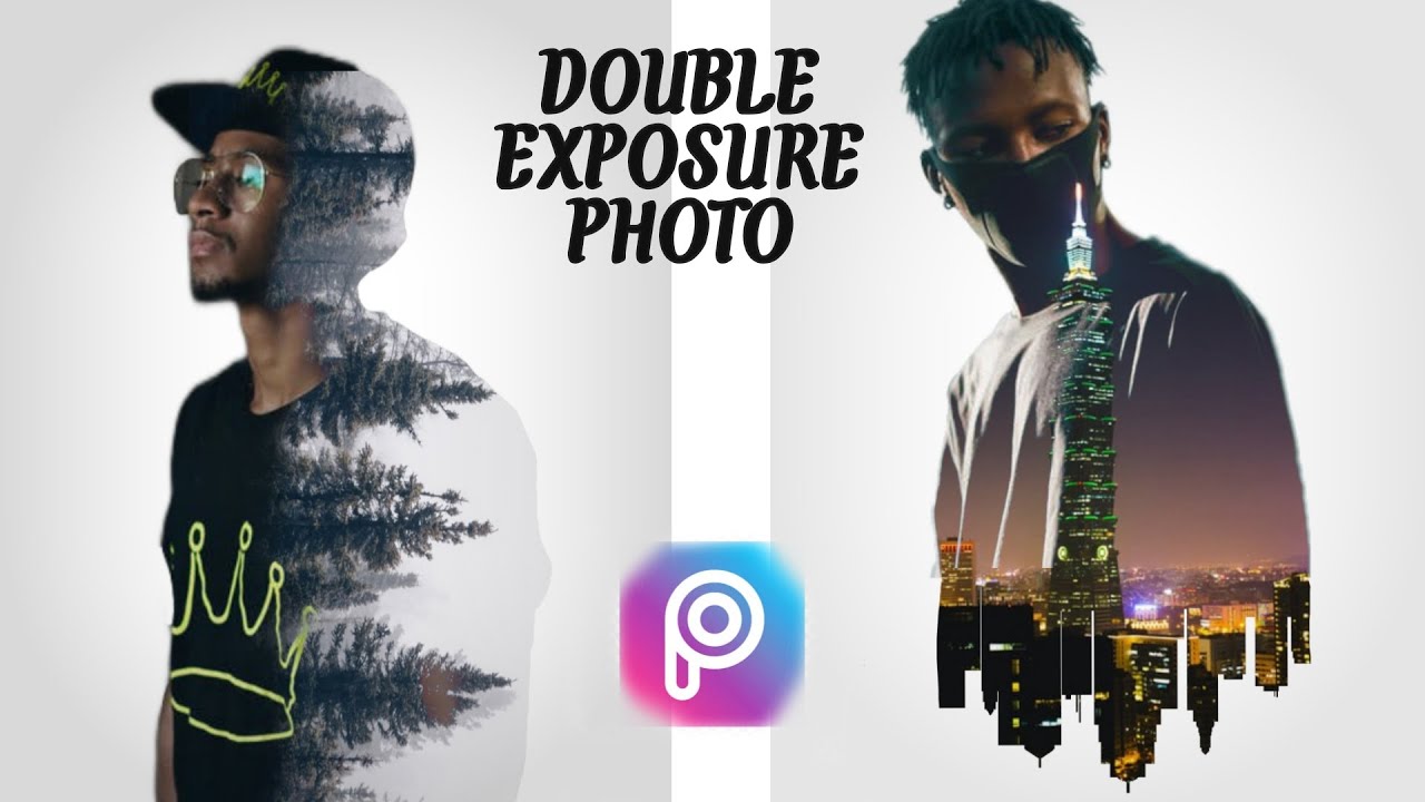 How to edit double exposure photos || PicsArt editing Tutorial - YouTube