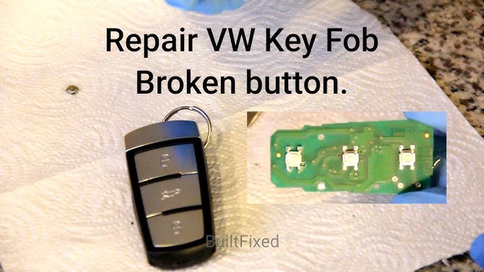 Batterie Wechsel am VW Passat B6 R36 Schlüssel - Change Key Fob Battery  type CR2032 