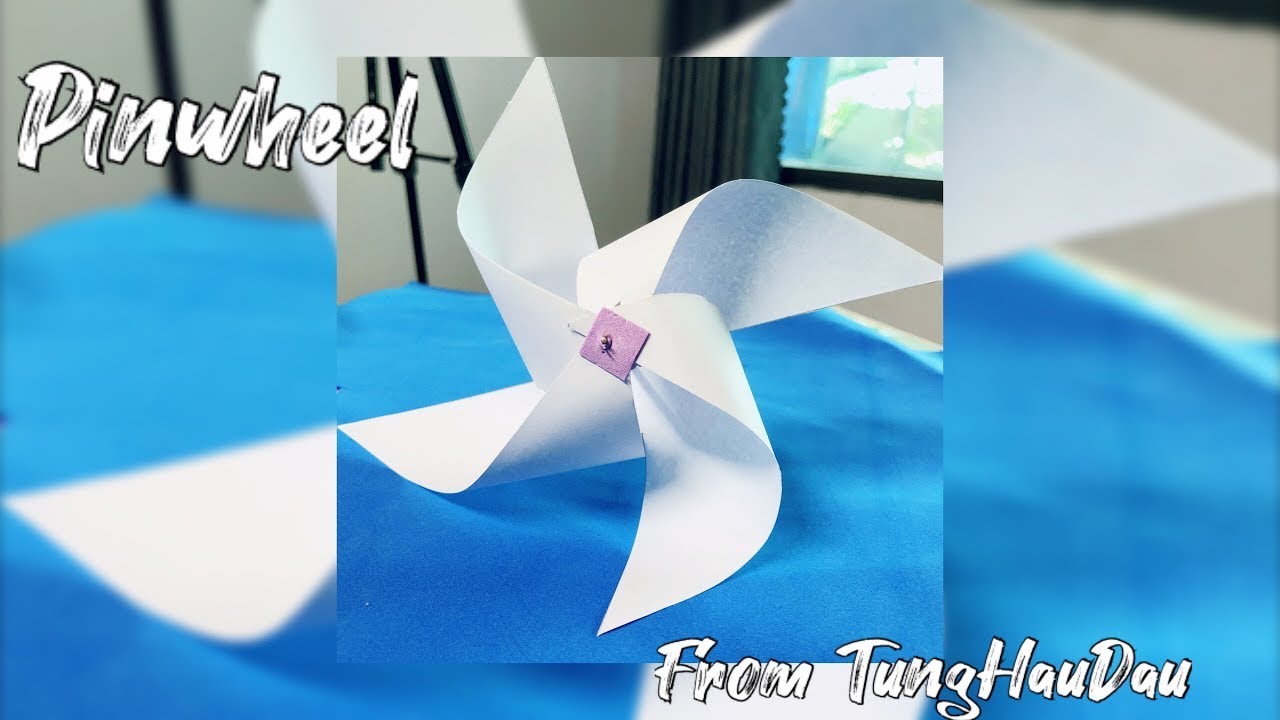 Ideas to make decorative pinwheels from handmade paper - Ý tưởng làm chong chóng từ giấy thủ công