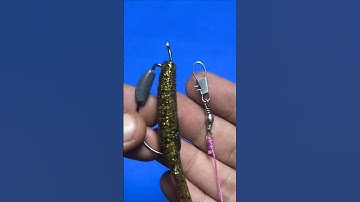 Easy Ways to Attach Fishing Bait #shorts #fishing #tutorial