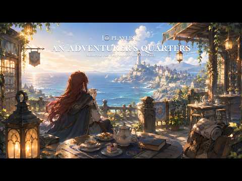 🎧Fantasy Medival Music for cording & stuyding 🏠 an adventurer's quarters
