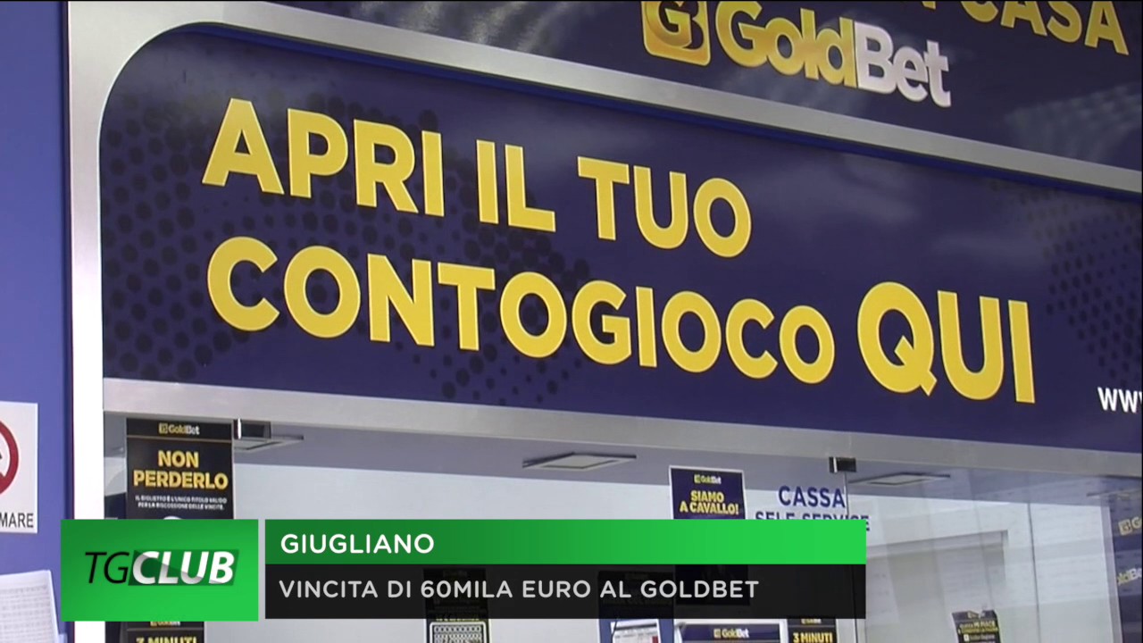 Giugliano, vincita di 60mila euro al GoldBet di via Antica Giardini