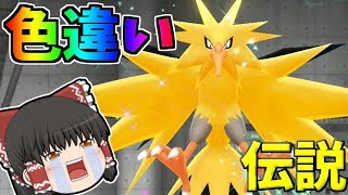 【ピカブイ#26】神回！伝説色違い！色サンダー！【ゆっくり実況】