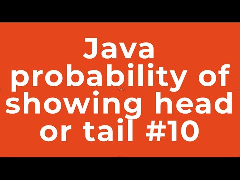 Java probability of showing head or tail #10