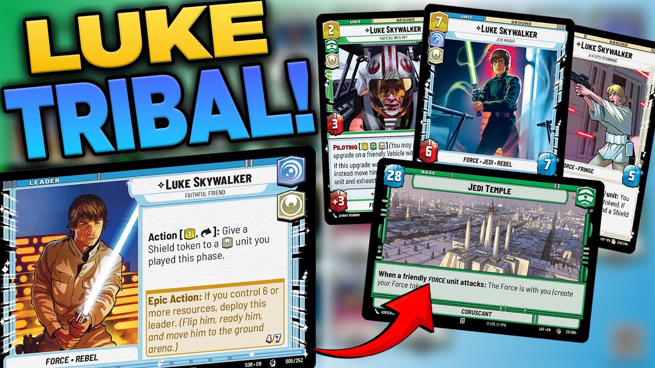 The Ultimate Luke Skywalker Deck in Star Wars Unlimited! - YouTube
