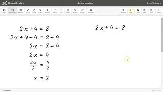 Learn Graspable Math: Solving Equations screenshot 3