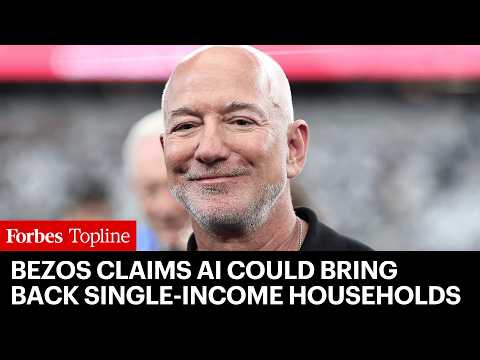AI Could Allow For 3-Day Workweeks And Single-Income Households, Bezos Claims