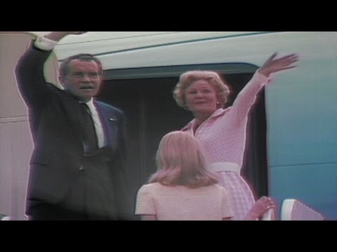 Download Richard Nixon departs from Washington for the last time as president