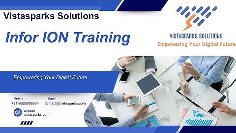 🎓 Infor ION Training | Master Enterprise Integration with Vistasparks Solutions 🌐