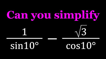 Simplifying A Nice Trigonometric Expression