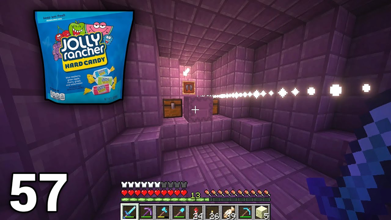 Minecraft ASMR Lets Play Episode 57 (Hard Candy) - Shulker Hunting