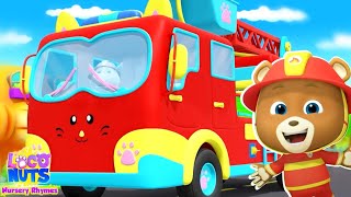 Wheels On The Firetruck - Fire Brigade + More Vehicles Songs for Babies