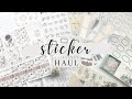 Sticker & Journal Haul | HeyLadyLey, LTA, Bloom Paper Studio, Hello Petite Paper & Two Lil Bees!