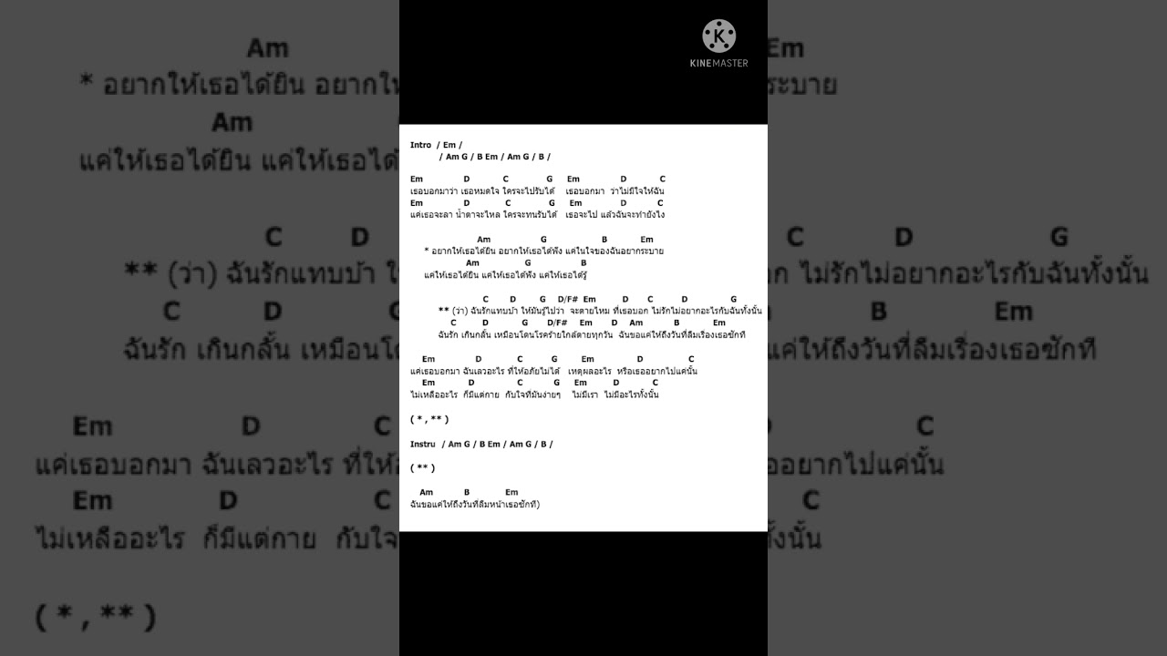 แทบบ้า คอร์ด (Syam)