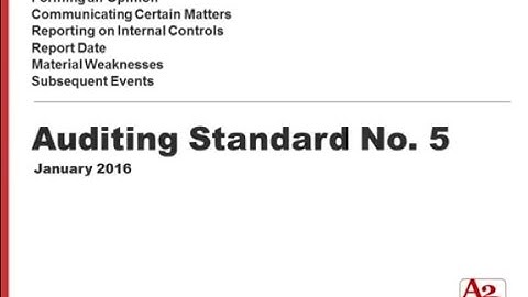 #27 | Part 11 – Wrap Up for the External Auditor in Demystifying SOX – Auditing Standard 5