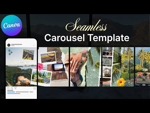 How to Create a Seamless Instagram Carousel | Canva Tutorial