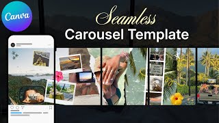 How to Create a Seamless Instagram Carousel | Canva Tutorial