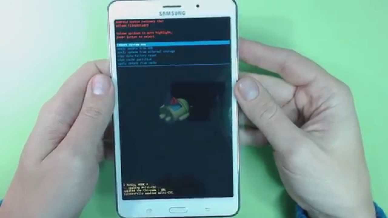 Mittens panic turtle Samsung Galaxy Tab 4 7.0 SM-T235 hard reset - YouTube
