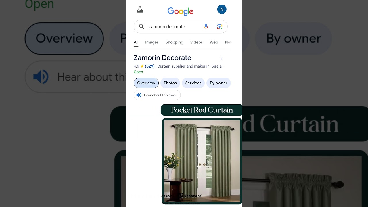 At Zamorin Decorate, we bring you a stunning collection of premium curtains.