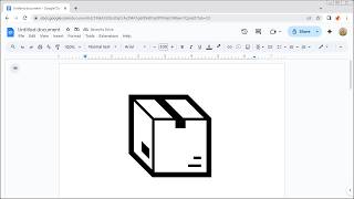 How to Add the PACKAGE Symbol (📦) in Google Docs screenshot 2