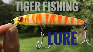 bubble gum and electric tiger fishing lures YUM Dinger Texas Rig Combo It can be worked quickly across the surface like a panicked baitfish or slowly twitched to mimic a meal thats almost dead Northland Fishing Tackle: 1/4oz Puppet