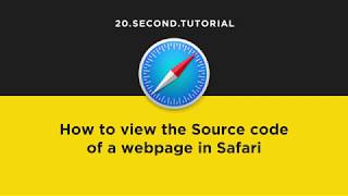 View Source Code in Safari | Safari Tutorial #12