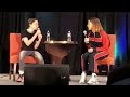 Millie Bobby Brown and Noah Schnapp at Stranger Con Panel