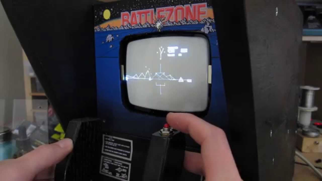 Tubetime Blog Archive Battlezone Mini Vector Arcade Machines